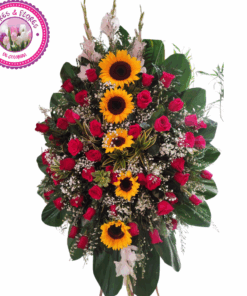 pedestal en rosas